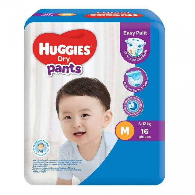 Huggies Pants Diaper Regular 16S MEDIUM | AllHome