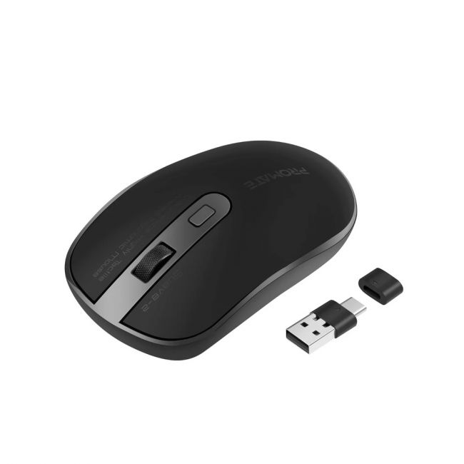 PROMATE Suave-2 Wireless Mouse Black | AllHome