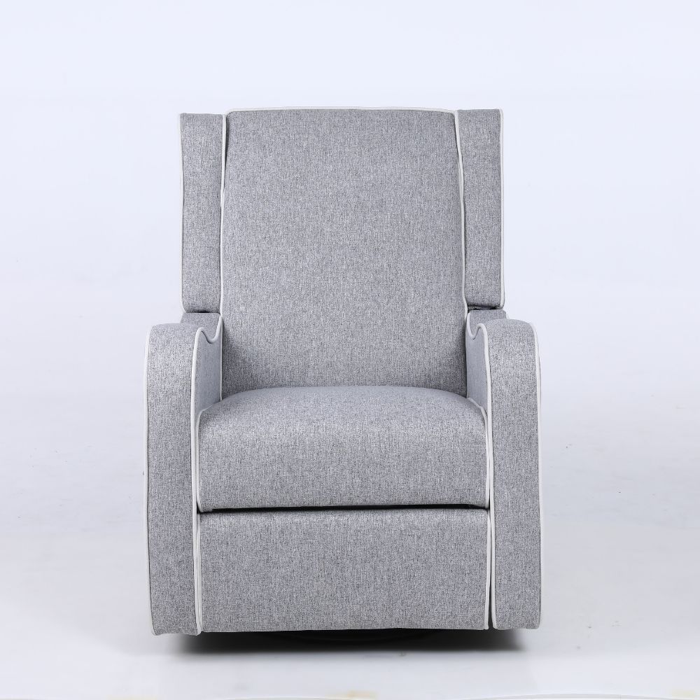 Grey swivel rocker hot sale
