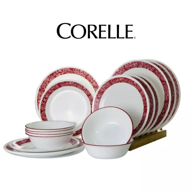 18 piece corelle online dinnerware