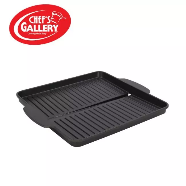 Aluminum grill pan top