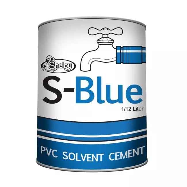 SHELBY Blue S-17 Pvc Solvent Cement 1/12L